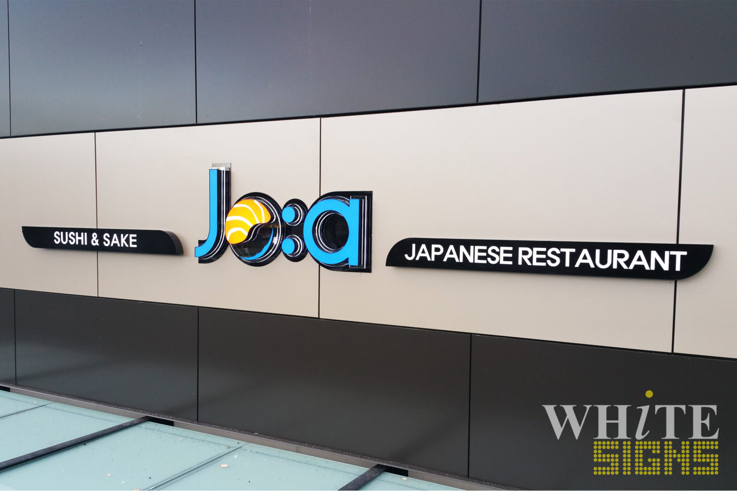 Joa Sushi & Sake Custom Exterior Sign